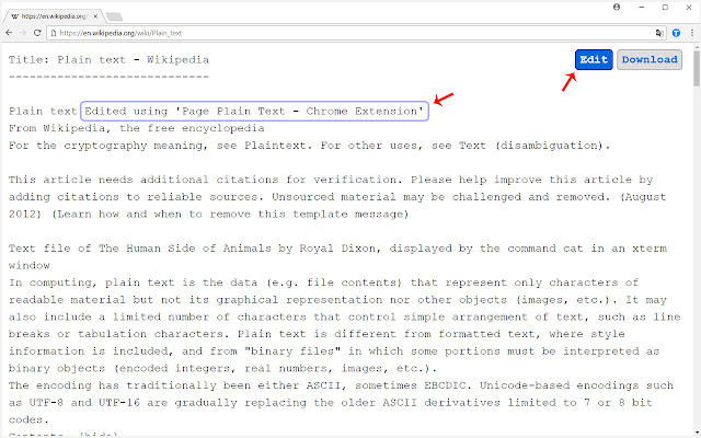 Page Plain Text chrome谷歌浏览器插件_扩展第2张截图