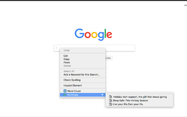 Multicopy chrome谷歌浏览器插件_扩展第2张截图