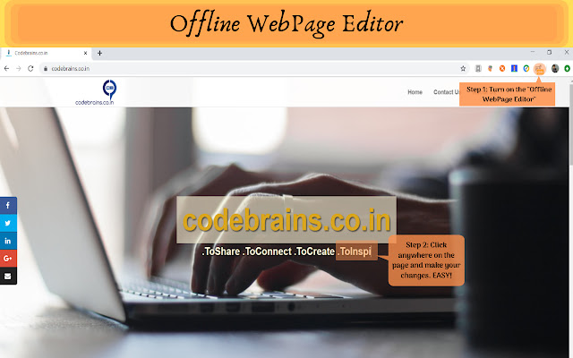 Offline WebPage Editor chrome谷歌浏览器插件_扩展第1张截图