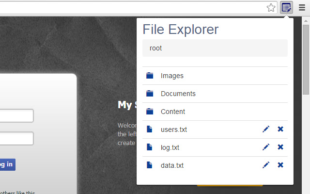 HTML5FS File Editor chrome谷歌浏览器插件_扩展第1张截图