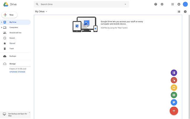 Floating Action Button for Google Drive chrome谷歌浏览器插件_扩展第2张截图