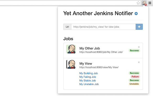 Yet Another Jenkins Notifier chrome谷歌浏览器插件_扩展第2张截图