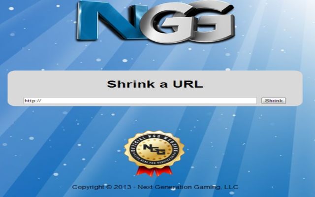 NGG URL Shortener chrome谷歌浏览器插件_扩展第1张截图