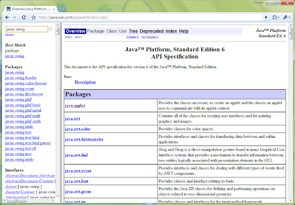 Javadoc Search Frame chrome谷歌浏览器插件_扩展第2张截图