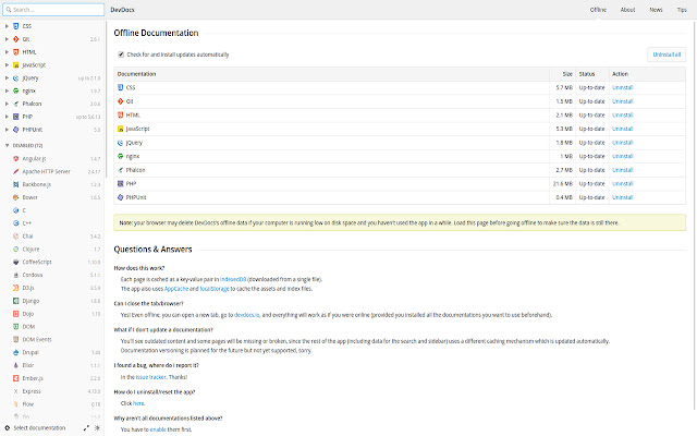 DevDocs chrome谷歌浏览器插件_扩展第4张截图