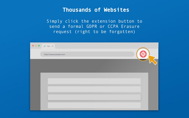 Opt Out - send GDPR and CCPA data requests chrome谷歌浏览器插件_扩展第2张截图