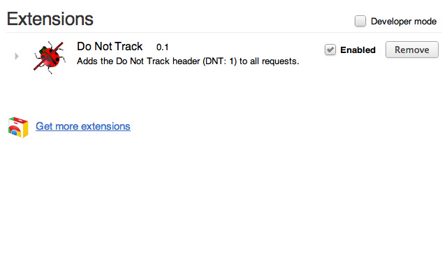 Do Not Track chrome谷歌浏览器插件_扩展第1张截图