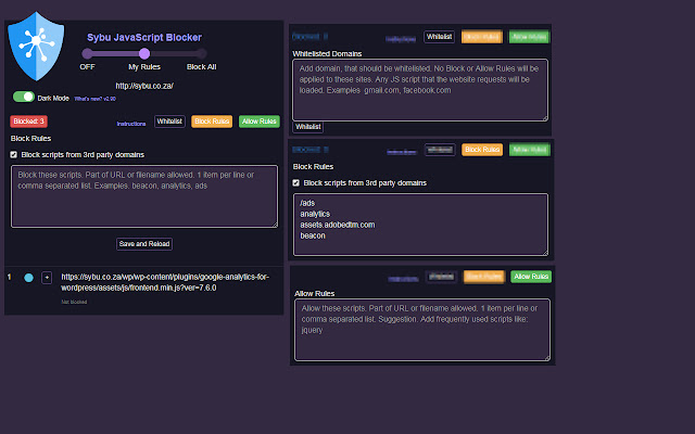 Sybu JavaScript Blocker chrome谷歌浏览器插件_扩展第1张截图
