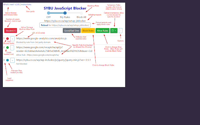 Sybu JavaScript Blocker chrome谷歌浏览器插件_扩展第2张截图