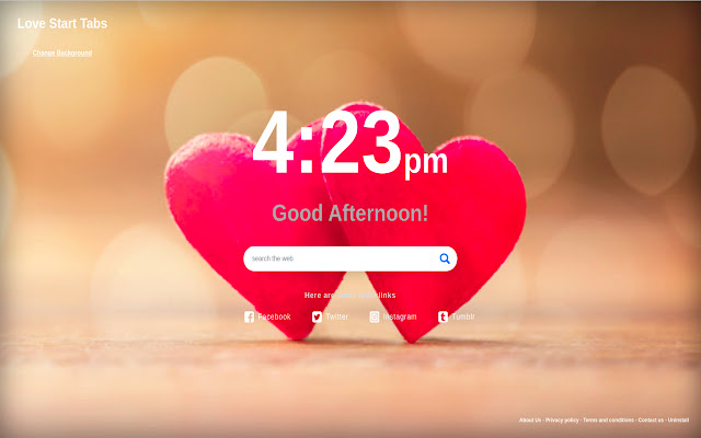 Love Start Tabs chrome谷歌浏览器插件_扩展第1张截图