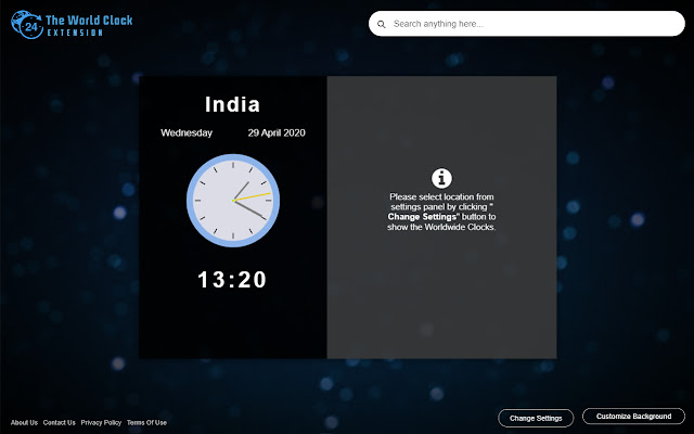 The World Clock Extension chrome谷歌浏览器插件_扩展第1张截图