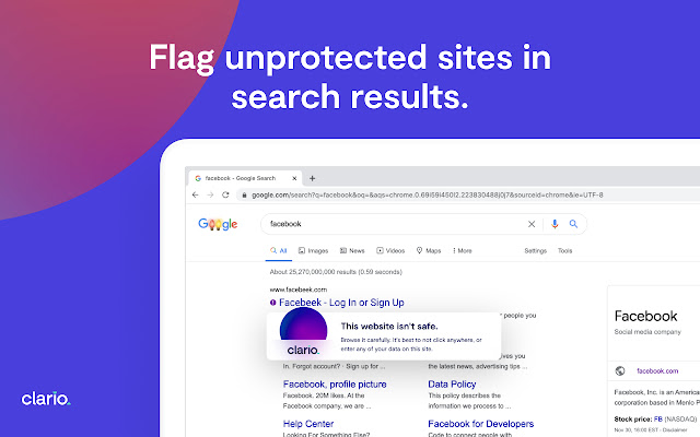 Clario Secure Browsing chrome谷歌浏览器插件_扩展第5张截图