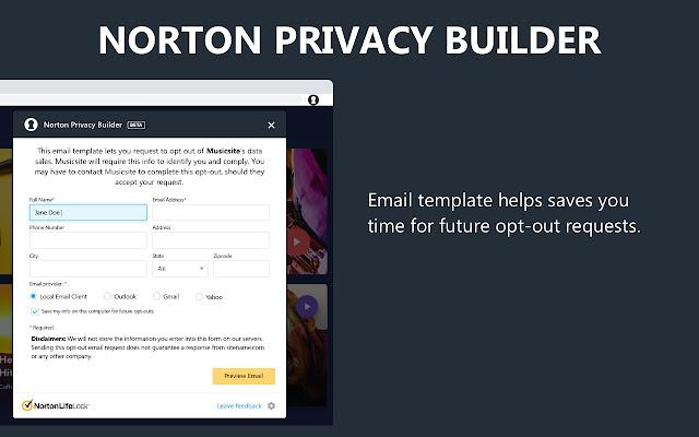 Norton Privacy Builder chrome谷歌浏览器插件_扩展第2张截图