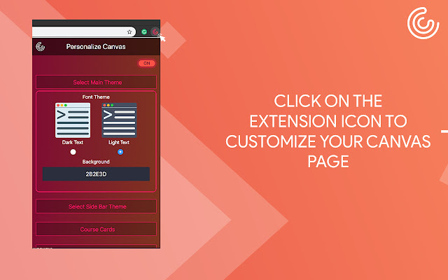 Personalize Canvas chrome谷歌浏览器插件_扩展第1张截图