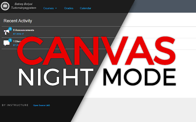 Canvas Night Mode chrome谷歌浏览器插件_扩展第1张截图