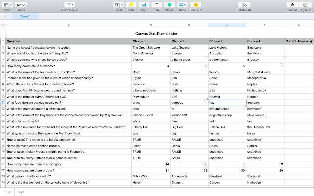 EduStrap : Quiz Downloader For Canvas chrome谷歌浏览器插件_扩展第3张截图