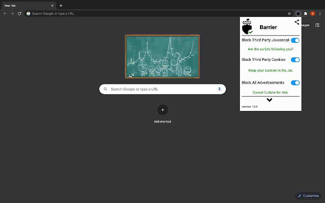 Barrier chrome谷歌浏览器插件_扩展第1张截图