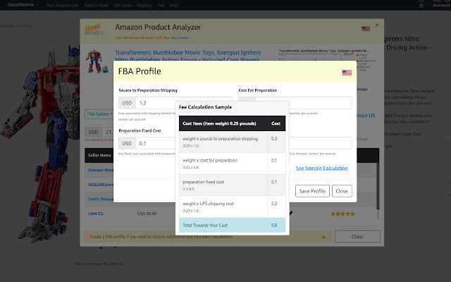 Amazon Product Analyzer chrome谷歌浏览器插件_扩展第3张截图