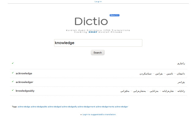 Search In Kurd IT Group Dictionary chrome谷歌浏览器插件_扩展第4张截图