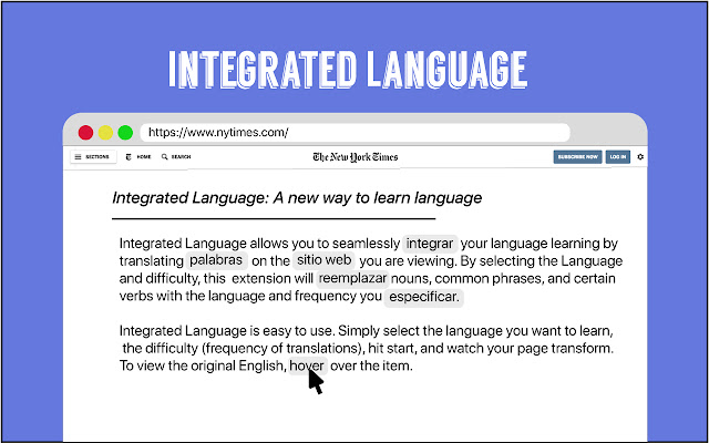 Integrated Language chrome谷歌浏览器插件_扩展第1张截图