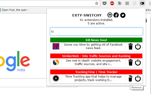 Exty-Switchy chrome谷歌浏览器插件_扩展第1张截图