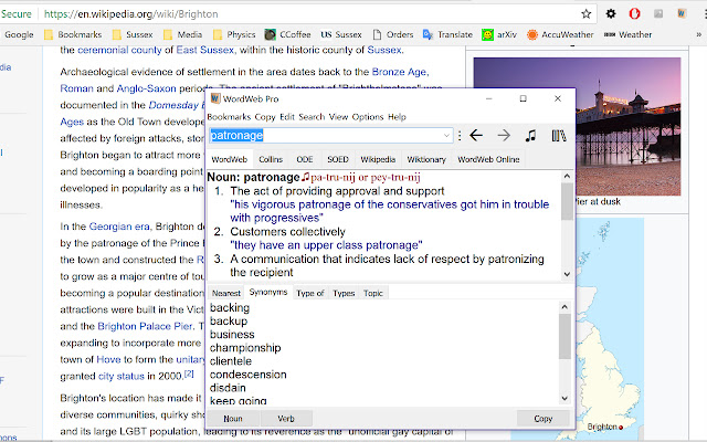 WordWeb Dictionary Lookup chrome谷歌浏览器插件_扩展第1张截图