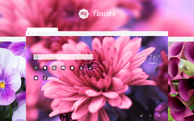 My Flowers - Romantic Flower HD Wallpapers chrome谷歌浏览器插件_扩展第1张截图
