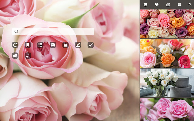 Roses - Love Flowers HD Wallpaper Theme chrome谷歌浏览器插件_扩展第2张截图