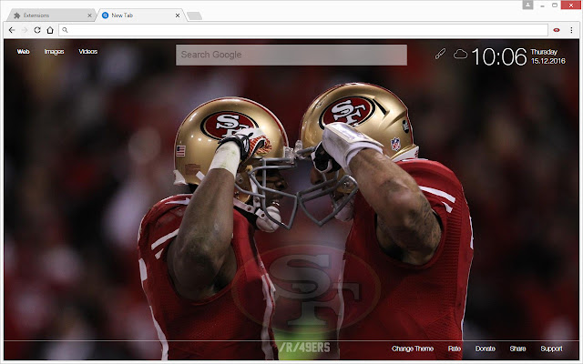 NFL San Francisco 49ers Wallpapers HD New Tab chrome谷歌浏览器插件_扩展第5张截图