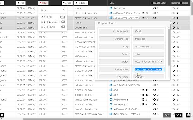 Web Sniffer chrome谷歌浏览器插件_扩展第2张截图