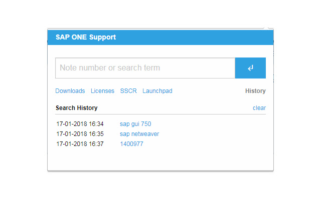 SAP Notes and Support chrome谷歌浏览器插件_扩展第2张截图