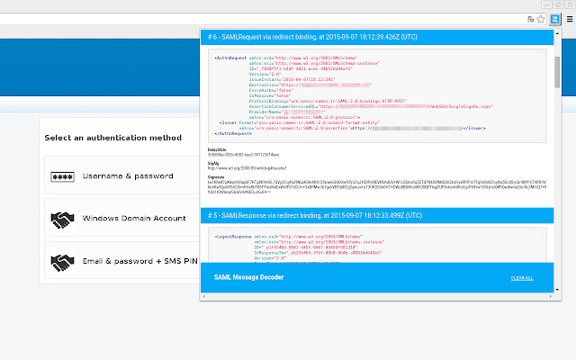 SAML Message Decoder chrome谷歌浏览器插件_扩展第1张截图