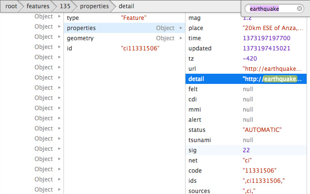 JSON Finder chrome谷歌浏览器插件_扩展第1张截图