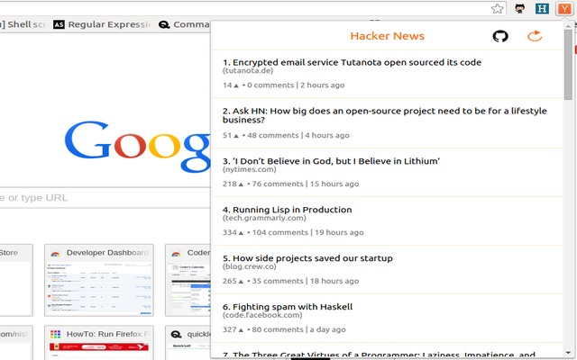 Hacker News Feed chrome谷歌浏览器插件_扩展第1张截图