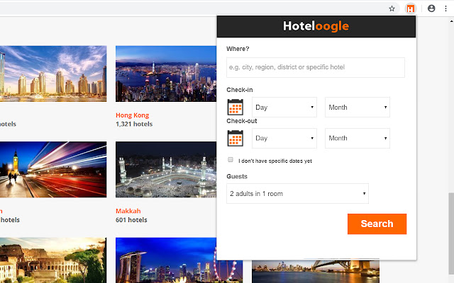 Hoteloogle chrome谷歌浏览器插件_扩展第1张截图