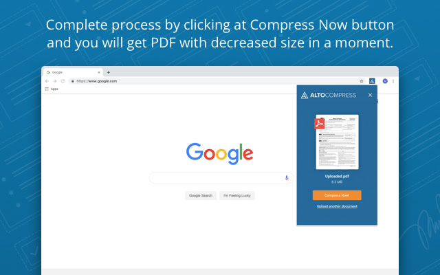 AltoCompressPDF: Free PDF Resizing Tool chrome谷歌浏览器插件_扩展第3张截图