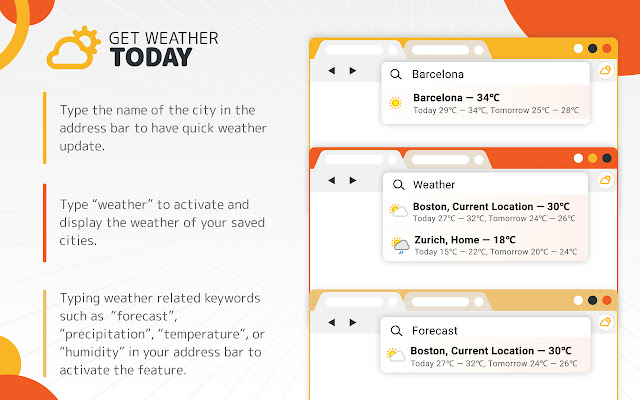 Get Weather Today chrome谷歌浏览器插件_扩展第3张截图