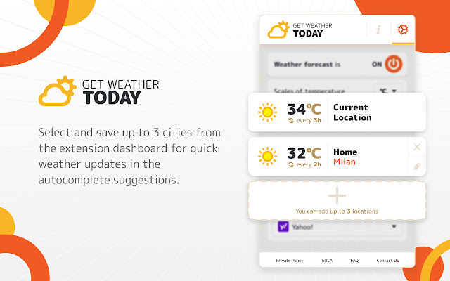 Get Weather Today chrome谷歌浏览器插件_扩展第4张截图