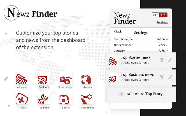 Newz Finder chrome谷歌浏览器插件_扩展第2张截图