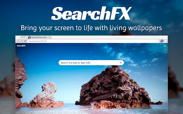 SearchFX New Tab chrome谷歌浏览器插件_扩展第1张截图