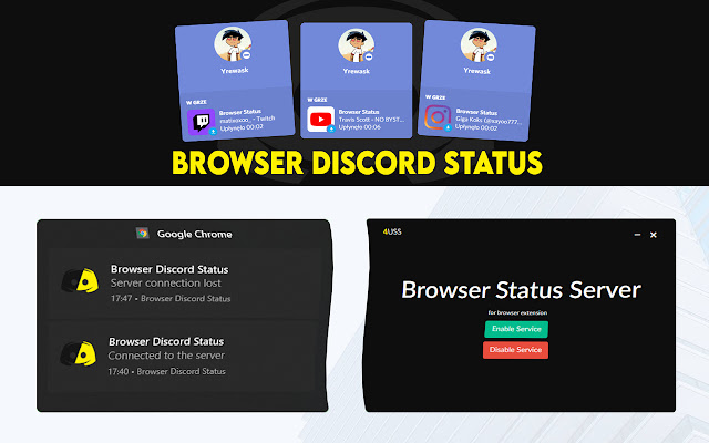 Browser Discord Status chrome谷歌浏览器插件_扩展第1张截图