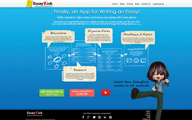 EssayKick Extension chrome谷歌浏览器插件_扩展第1张截图