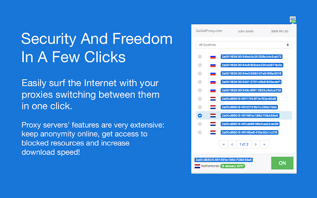 GoGetProxy.com chrome谷歌浏览器插件_扩展第1张截图