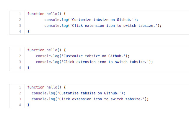 Github tabsize switch chrome谷歌浏览器插件_扩展第1张截图