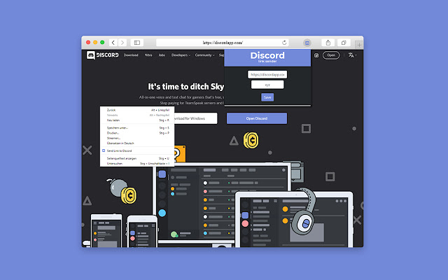 Discord Link Sender chrome谷歌浏览器插件_扩展第1张截图