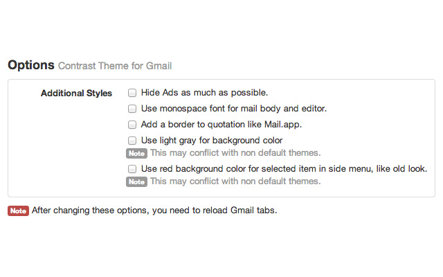 Contrast Theme for Gmail™ chrome谷歌浏览器插件_扩展第2张截图