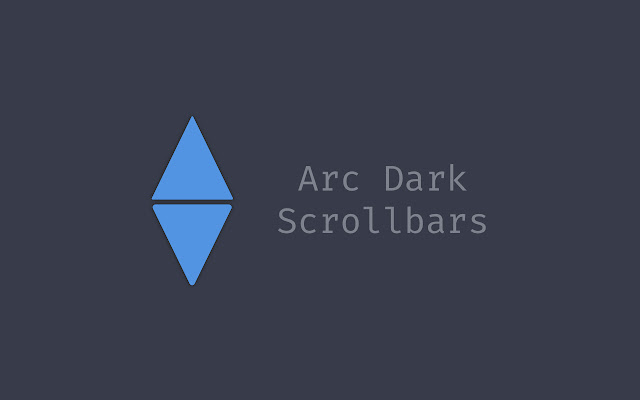Arc Dark Scrollbars chrome谷歌浏览器插件_扩展第1张截图