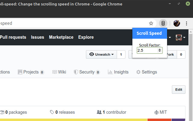 Scroll Speed chrome谷歌浏览器插件_扩展第1张截图