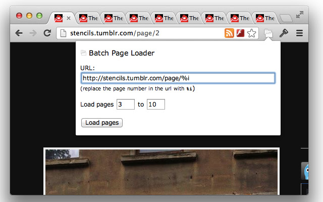 Batch Page Loader chrome谷歌浏览器插件_扩展第1张截图