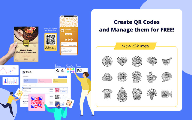 QR Code Maker chrome谷歌浏览器插件_扩展第1张截图